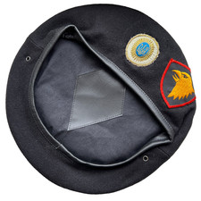 VDV Post-Soviet Ukrainian Air Force Vintage Military Uniform Beret Cap / 60 size picture