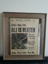 MUHAMMAD ALI IS BEATEN - SPINKS WINS TITLE | VINTAGE NEWSPAPER |  | picture
