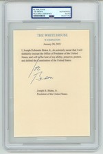 Joe Biden ~ Signed Autographed