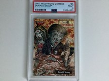 2007 TOPPS HOLLYWOOD ZOMBIES DONALD TRUMP, #35 GARBAGE PAIL KIDS IVANKA PSA 9 picture