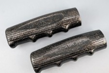 SCHWINN BICYCLE VINTAGE NOS BLACK GLITTER CHUB HAND GRIPS 1960's ORIG picture