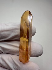 Rare Large Sunrise Aura Arkansas Quartz Crystal Grounding Point picture