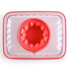 Tupperware Jel Party Jello Mold 10 1/2 Cups Rectangle Red/molde rectangular picture