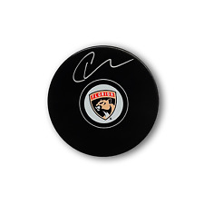 Carter Verhaeghe Autographed Florida Panthers Hockey Puck picture