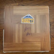 BOL BOL SIGNED FULL FLOORBOARD  DENVER NUGGETS CENTER WCOA+PROOF WOW picture