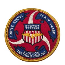 Original 1970's 80's US Coast Guard Aviation Training Center Patch picture