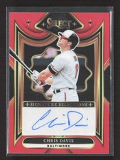 2025 Panini Select Chris Davis Signature Selections Red Prizm Auto /99 DV5887 picture