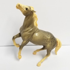 Vintage Breyer #86 Diablo Semi-Rearing Mustang Glossy Grey Appaloosa 1961-1966 picture
