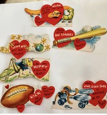 Vintage Valentine Lot Of Six picture