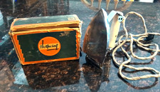 Old Viontage Original Hotpoint Electric Iron With Box Working 1930s picture