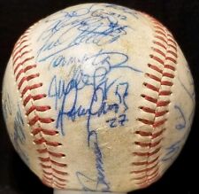 1997 DAVID ORTIZ Pre ROOKIE Fort Myers Miracle Team AJ PIERZYNSKI SIGNED Ball picture