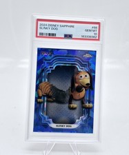 2024 Topps Chrome Disney Sapphire Slinky Dog #66 PSA 10 Toy Story Blue picture
