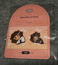 Makeship Mimi Enamel Pins 2-pack By Typh SOLD OUT OOP *NEW* picture