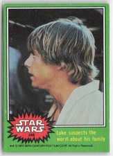 1977 Topps Star Wars Luke suspects the worst about his family #248 picture