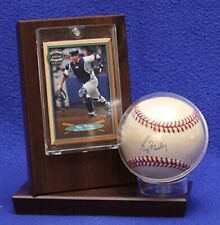 Baseball & Trading Card Personalized Display Case with Cherry Finish picture