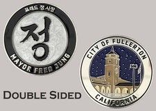 City of Fullerton California Mayor Fred Jung Challenge Coin  J#38 picture