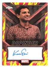 2025 Topps Chrome Deadpool Karan Soni as Dopinder Auto Human Torch Lava /39 picture