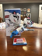 2026 Rocket City Trash Pandas Patriotic Sprocket Bobblehead Capital Trailways picture