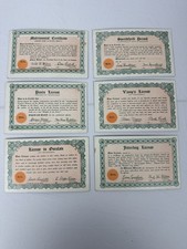 Vintage 1940s Novelty Certificates Lot Matrimonial Pants License Vamp Etc. picture