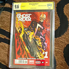 Marvel All-New Ghost Rider #1 (2014) CBCS 9.6 Tradd Moore Verified Sig picture