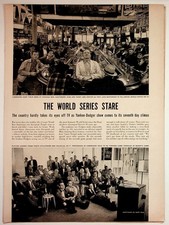 Vintage 1953 World Series Stare Magazine Article Yankees Dodgers Baseball picture