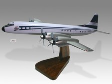 Lockheed Electra L-188 LA Dodgers Desk Wood Airplane New Model Large Scale 1/72 picture