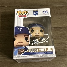 Bobby Witt Jr. Signed Autographed Kansas City Royal Encased POP Funko COA picture