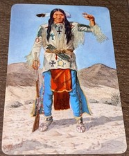 1956 F279-8 Quaker Pack-O-Ten Braves Of Indian Nations KICKING BEAR NM-MINT++ picture
