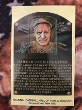 Pie Traynor Postcard- Baseball Hall of Fame Induction Plaque - Cooperstown Photo picture