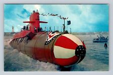 Groton Ct-Connecticut USS George Washington Ballistic Submarine Vintage Postcard picture