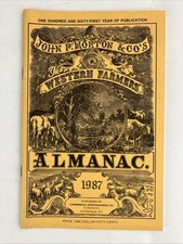 1987 John P. Morton & CO's Western Farmer's Almanac - Pleasureville, Kentucky picture