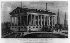 Photo:Richmond VA Confederate Capitol 1865 C.S. Capitol Building picture