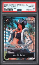 One Piece JCC Ms. All Sunday Alt Art OP14-084 OP14 AND PSA 10 GEM MT picture