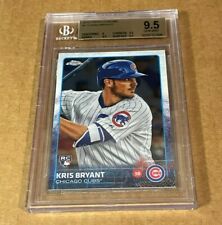 Kris Bryant Rookie Chicago Cubs 2015 Topps Chrome #112 BGS 9.5 GEM MINT picture