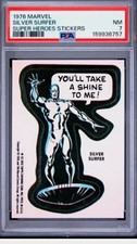 1976 SILVER SURFER PSA 7 - 1st Appearance - Marvel Super Hero Sticker picture