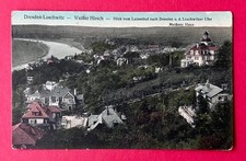 Postcard Dresden Loschwitz around 1910 view from the Luisenhof with Meissen House (170304 picture