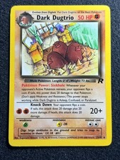 Dark Dugtrio 23/82 Pokemon Card Team Rocket Non Holo Rare Vintage WOTC NM picture