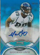 Marcedes Lewis 2011 Topps Bowman Sterling auto autograph card BSA-MLE /99 picture