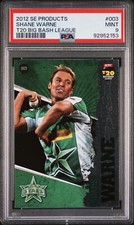 2012 SE PRODUCTS T20 BIG BASH LEAGUE #003 SHANE WARNE PSA 9 picture