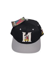 Vintage 90s Mickey Unlimited Snapback Hat Cap Mickey Mouse Embroidered Logos New picture
