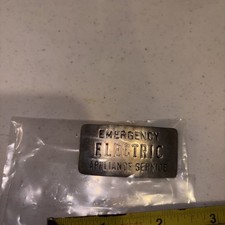 Vintage Employee Badge APPLIANCE GUARANTEED SERVICE NOS 2