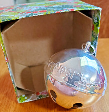 Wallace 11th Annual Christmas Sleigh Bell 1981 Beautiful Silverplate picture