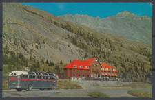 1950s-60s Canada ~ Banff Park ~ Columbia Icefield Chalet ~ Brewster Busses picture