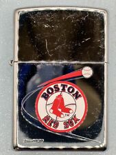 Vintage 2001 Boston Red Sox High Polish Chrome Zippo Lighter MLB NEW picture