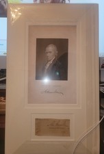 Alexander Hamilton Signature 1789-1795 (Cut) picture