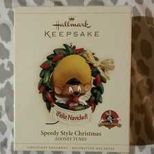 Hallmark Keepsake Looney Tunes Speedy Gonzales Speedy Style Christmas Ornament picture