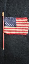 vintage small american flag picture