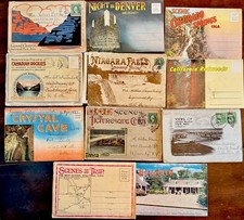 Lot of 11 Vintage Souvenir Postcard Folders 1916-1938 Posted/Unposted Rare HTF picture