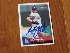 Eric Stults Autographed Hand Signed Card Los Angeles Dodgers Fleer picture