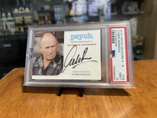 2015 Cryptozoic Psych Corbin Bernsen Henry Spencer #CB Autograph PSA 9 Shawn Gus picture